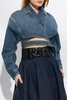 Alaia Cropped denim jacket