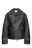 Ader Error Leather jacket with vintage effect