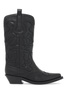 Ganni Embroidered Western Boots