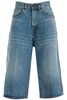 Haikure Knee Length Denim Shorts For Men