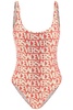 Versace Versace Allover One Piece Swimwear