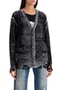 R13 Distressed Detail Cardigan With