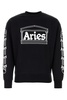 Black cotton sweatshirt