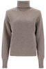 STELLA MCCARTNEY Sophisticated High-Neck Pullover with Padded Shoulders - Size S