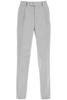 BRUNELLO CUCINELLI Refined Gabardine Leisure Pants with Central Pleat