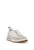 Thom Browne Mesh And Suede Leather Sneakers In 9 Men