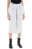 Maison Margiela Crinkled Denim Ruffled Skirt Women