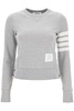 Thom Browne 4 Bar Crewneck Sweat