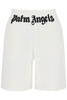 Palm Angels Sporty Bermuda Shorts With Logo Print Men