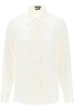 TOM FORD Fluid Silk Charmeuse Blouse Shirt - Relaxed Fit