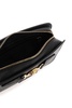 VERSACE Black Leather Medusa Messenger Handbag for Men