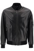 Versace Leather Bomber Jacket