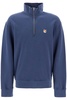 Maison Kitsune 'Half Zip Sweatshirt With Fox Head