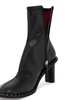 STELLA MCCARTNEY Chic Equestrian-Inspired Sock Ankle Boots with Ryder Heel