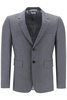 THOM BROWNE Sleek Grey Wool Jacket for Men