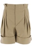 MAISON MARGIELA Wide-Legged Chino Bermuda Shorts in Tan - SS24 Collection