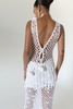 White Vanilla Handmade Maxi Crochet Dress