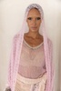 Baby Pink Cashmere Handmade Knit Scarf