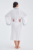 Sandal Muslin Kimono - White