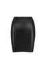 Commando Faux Leather Control Smoothing Mini Skirt, Black