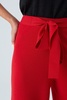 Bell Bottom Knit Trousers - Red