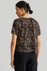 Balloon Sleeve Printed Top