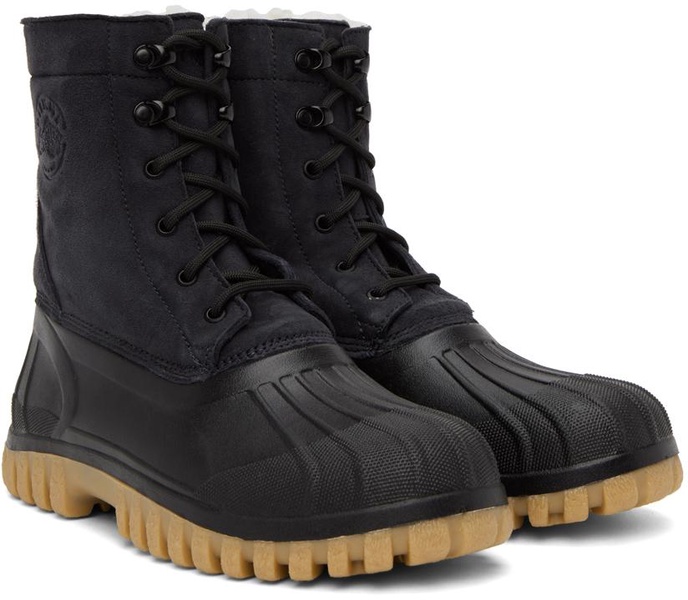 SSENSE Exclusive Black & Tan Anatra Boots