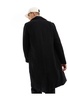 Only & Sons oversized wool mix overcoat in black