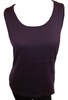 bra-friendly tank top in plum