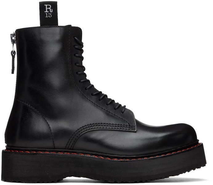 Black Single Stack Boots