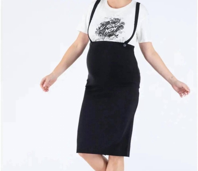 alicia pregnancy pencil skirt in black