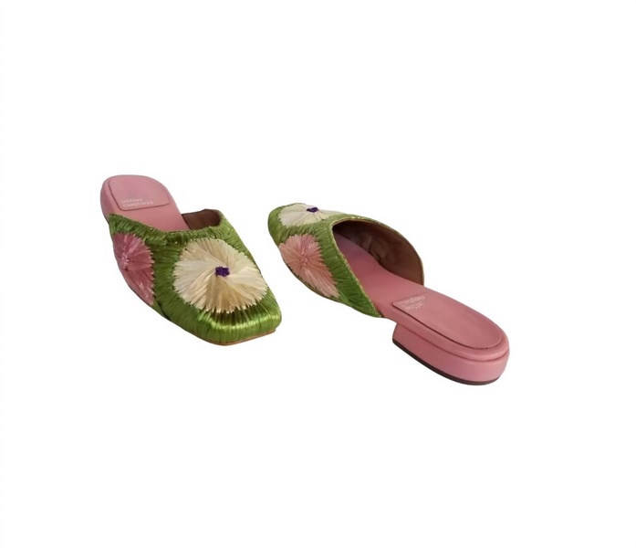 women's mitzy mule sandals in green