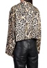 Nanushka Vally Leopard Printed Cropped Shirt