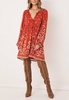 joni tunic dress in campfire