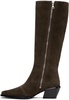 Brown Joni Knee High Tall Boots