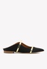 Maureen Flat Satin Mules