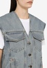 Kaia Asymmetrical Denim Vest