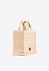 Small JP Raffia Tote Bag