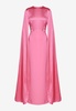 The Adley Crepe Cape Gown