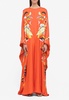 Platani Print Oversized Silk Jumpsuit