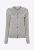 Logo Jacquard Cashmere Blend Cardigan