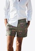 All-Over Golden Embroidered Swim Shorts