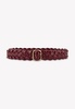 Philosophy di Lorenzo Serafini Woven Patent Leather Belt