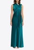 Jeffries Draped Satin Maxi Dress