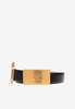 Safety Pin Leather Belt