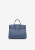 Birkin 25 Sellier in Bleu Navy Epsom Leather with Palladium Hardware