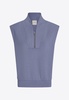 Loretta Half-Zip Sleeveless Sweatshirt