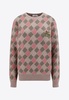 Etro Pegaso Embroidered Diamond Pattern Jumper