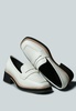 Moore Lead Lady Loafers - White