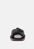 Chubs Black Puffy Strap Sliders Flat